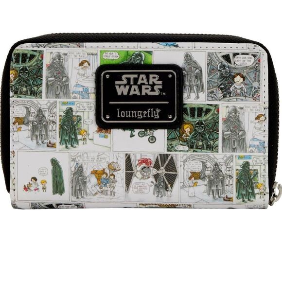 Loungefly Star Wars Vaders I AM Your Fathers Day Zip Around Wallet NWT - Picture 1 of 5